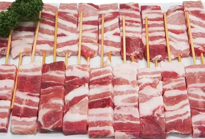 Pork skewers 10pcs